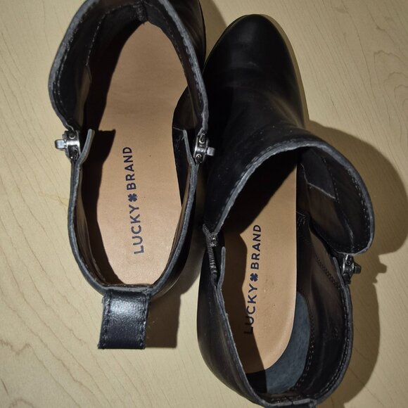 Lucky booties size 7.5 Brand Basel, Black - Picture 3 of 7